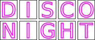 Disco Night Sign