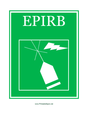 EPIRB Sign