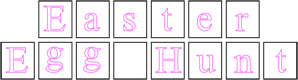 Easter Egg Hunt Sign