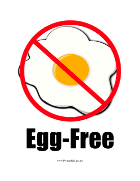 Egg Allergy Sign