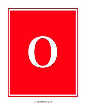 Emergency 0 Sign