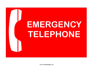 Telephone Sign