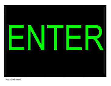 Enter Sign