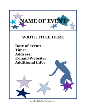 Event Flyer Sign