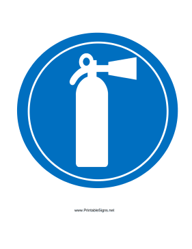 Extinguisher Must Be Carried Sign