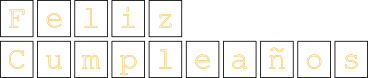 Feliz Cumpleanos Banner Sign