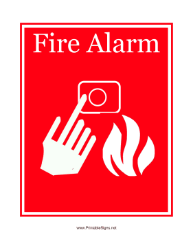 Fire Alarm Sign