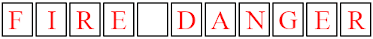 Fire Danger Sign
