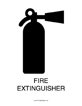 Fire Extinguisher Sign