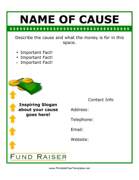 Flyer For Fundraiser Sign