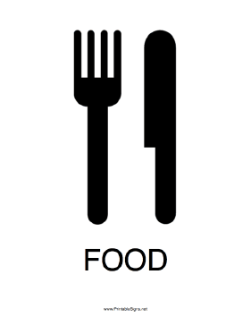 Food Sign