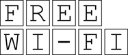 Free Wi-Fi Sign