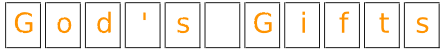 Gods Gifts Sign