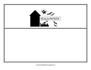 Halloween Flyer Sign