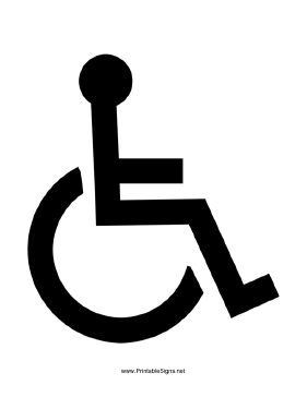 Handicapped Sign