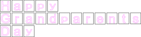 Happy Grandparents Day Sign