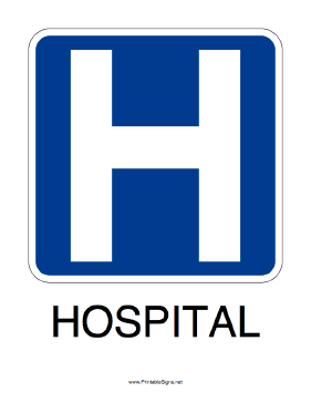 Hospital Sign