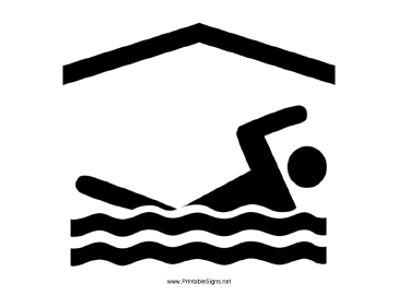 Indoor Swimming Sign