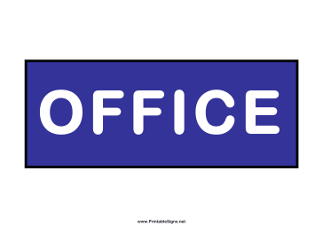 Office Sign