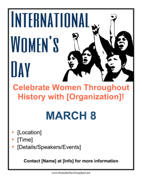 International Women's Day Sign