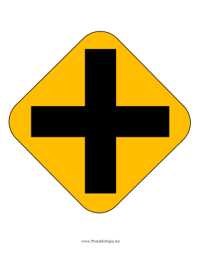 Intersection Ahead Sign