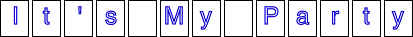 It's My Party Sign
