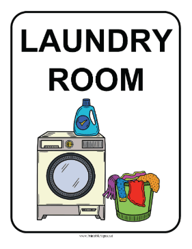 Laundry Room Sign Sign