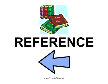 Reference Section - Left Sign