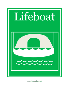 Lifeboat Sign