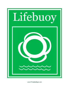 Lifebuoy Sign