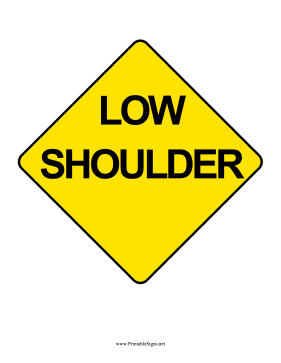 Low Shoulder Sign