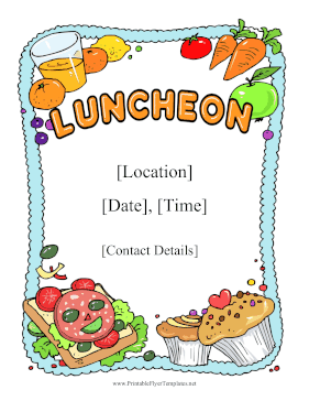 Luncheon Sign