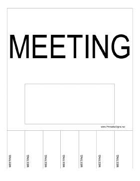 Meeting Sign