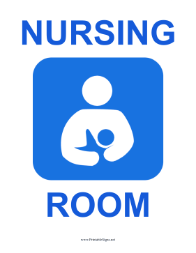 Nursing Room Sign