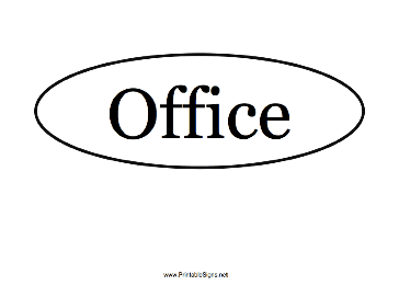 Office Sign