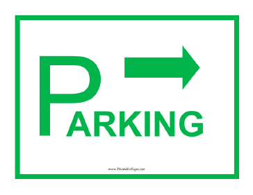 Parking Right Sign