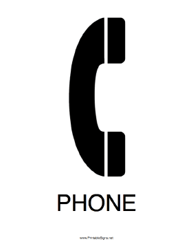 Phone Sign