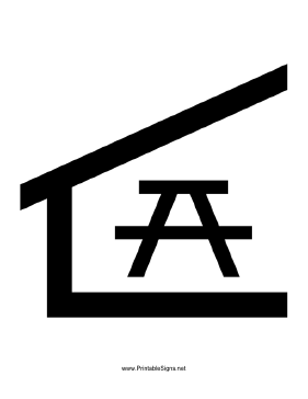 Picnic Shelter Sign