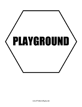 Playground Sign