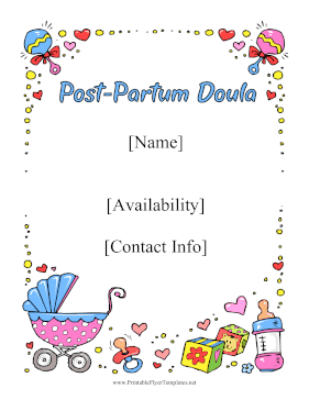 Post-Partum Doula Sign