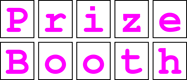 Prize Booth Sign
