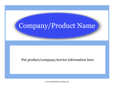 Promotional Flyer Sign