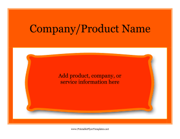 Promotional Flyers Sign