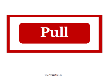 Pull Sign