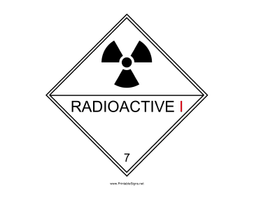 Radioactive I Sign