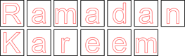 Ramadan Kareem Sign