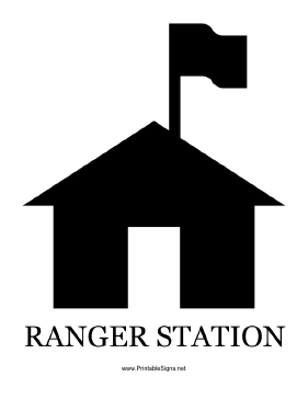 Ranger Station with caption Sign