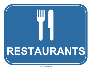 Restaurants Sign