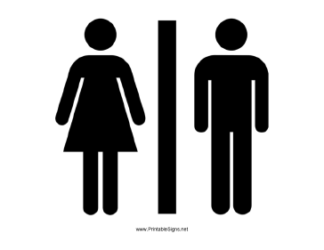 Restroom Sign