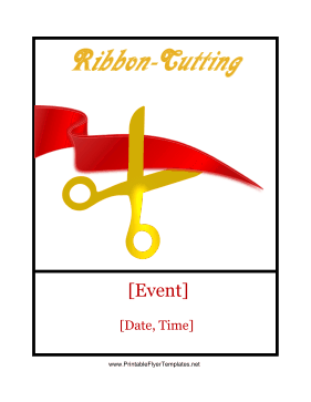 Ribbon-Cutting Ceremony Sign